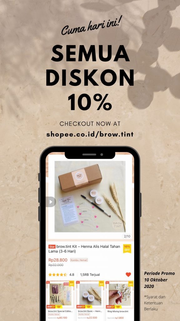 brow.tint Shopee Special 10.10