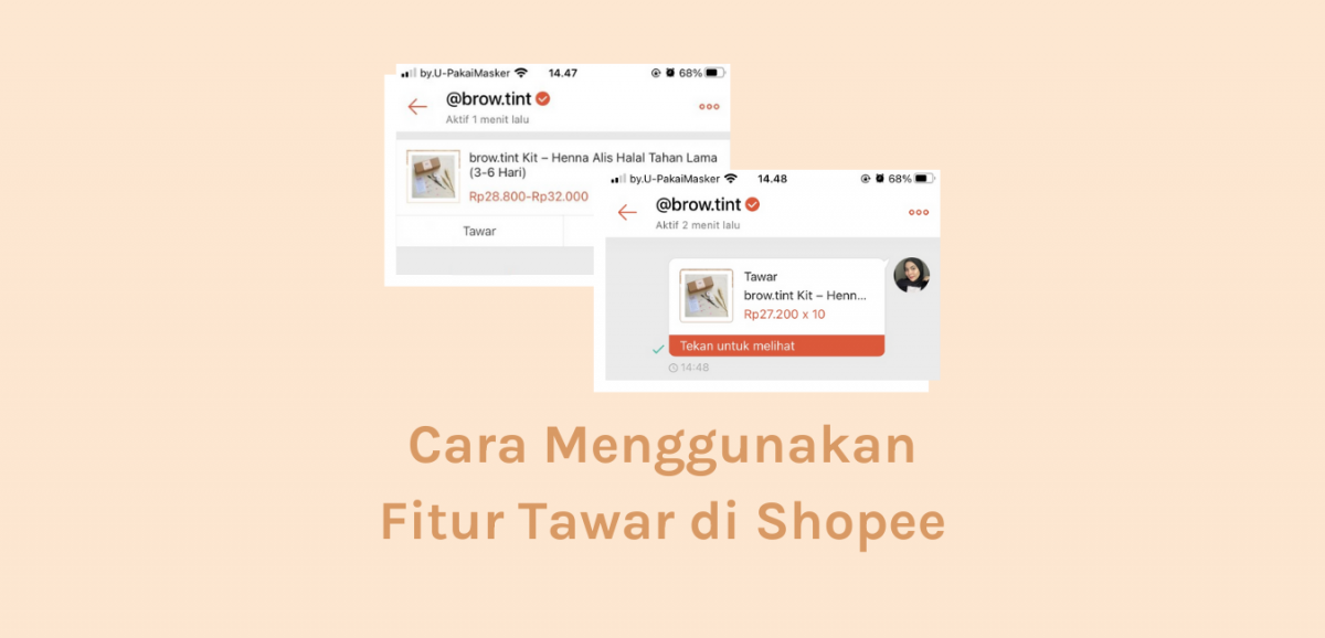 Cara Menggunakan Fitur Tawar di Shopee